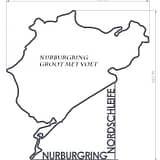 nurburgring Groot met voet