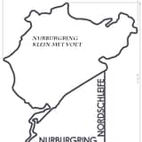 nurburgring klein met voet